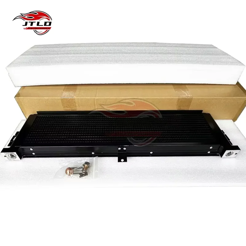 【Premium Quality Daria】 Engine Oil Cooler With Mesh Guard for M3 M4 G80 G82 G87 S58 Aluminum Transmission Oil Cooler