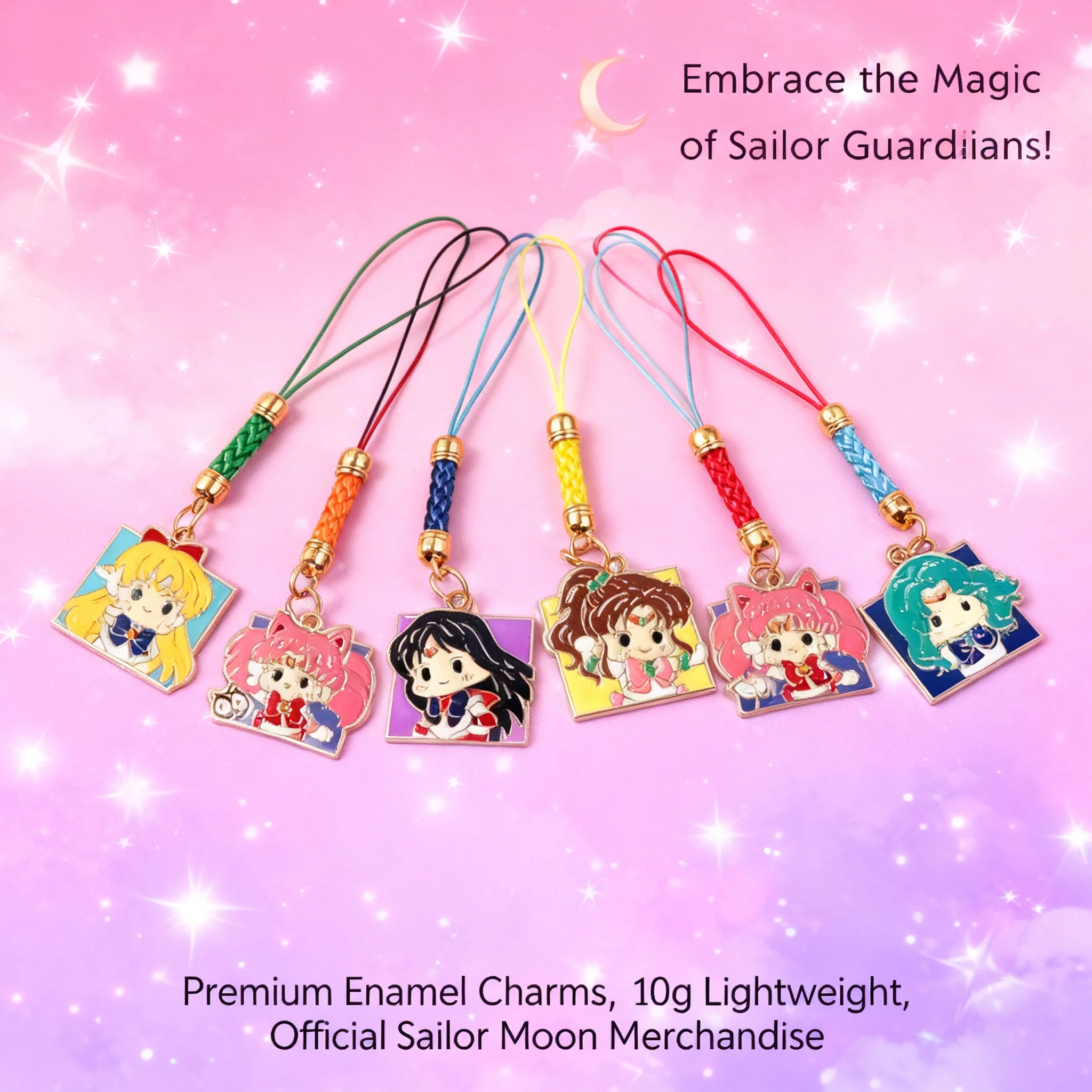 

Spy X Family One Piece Sailor Moon Cartoon Keychain Phone Strap Couple Bag Accessories Anime Keyring Gift for Kids Women Men