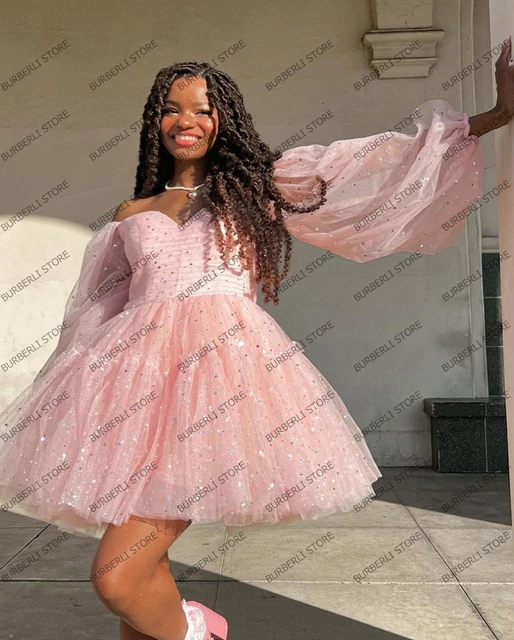 Robe manche bouffante tulle hotsell