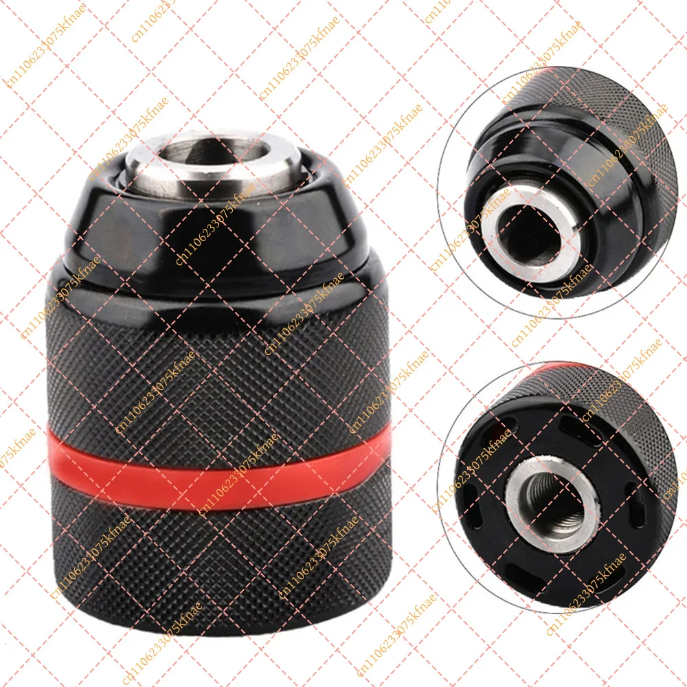 2-13mm Self-locking Ratchet Keyless Drill Chuck 1/2-20UNF Thread with SDS-Plus Shank Fit for Drill Bit Screwdriver Tap Tools