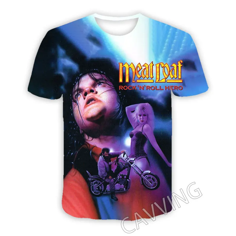 New Fashion Women/Men's 3D Print   Meat Loaf  Casual T-shirts  Hip Hop Tshirts Harajuku Styles Tops Clothing