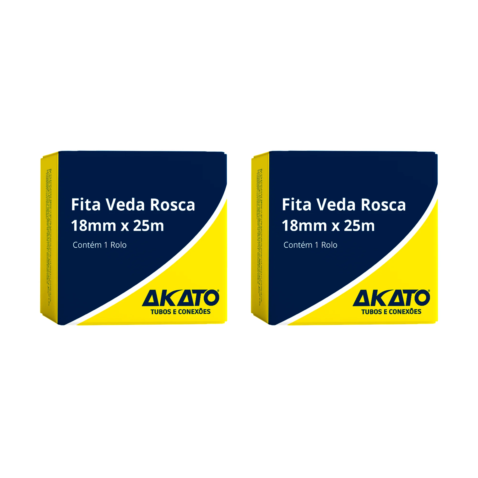 Kit c/ 2 Tape Veda Thread 18mm x 25m - Akato