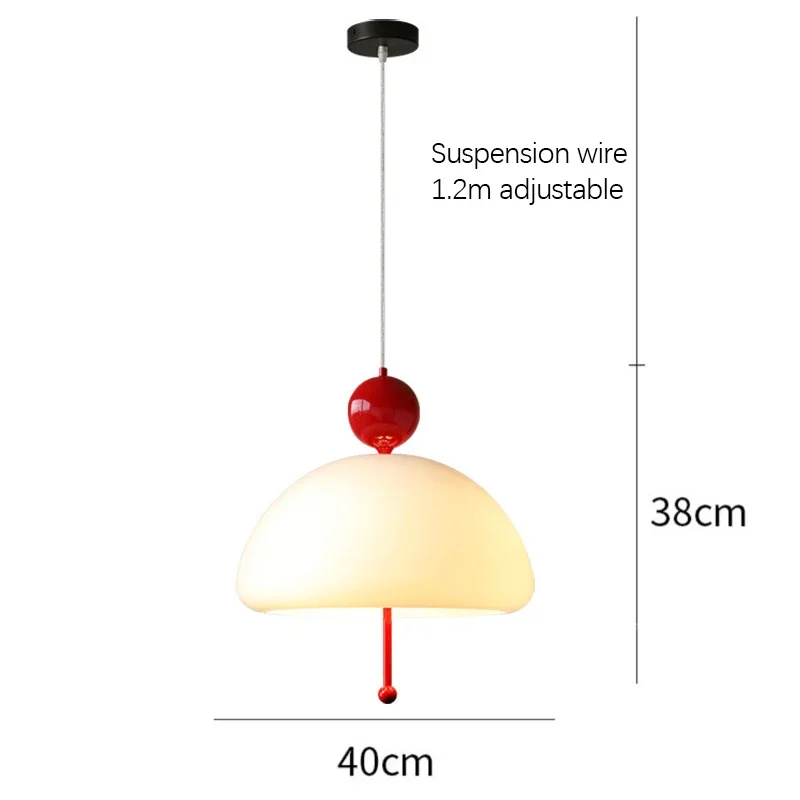 SANDYHA Nordic Glass Chandeliers for Dining Living Room Bedroom Bedside Home Decor Pendant Lamp Lighting Suspension Luminaire