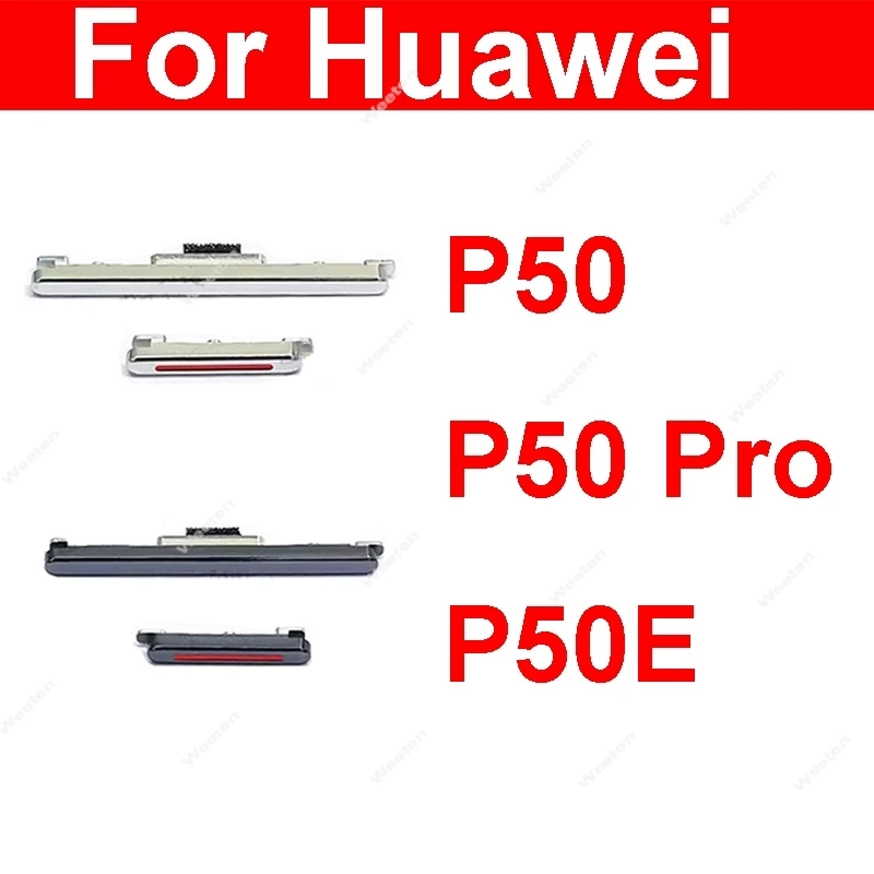 

Power Volume Side Button For Huawei P50 P50E Pro On Off Power Volume SideKey Switch Replacement Repair Parts