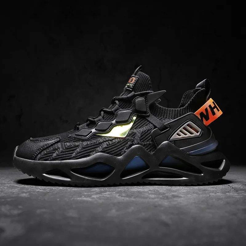 أحذية رياضية رجالية فاخرة للربيع والصيف منصة تنس الجري أحذية رياضية ماركة شعبية أحذية تدريب سباق قابلة للتنفس مقاس كبير 45 #4