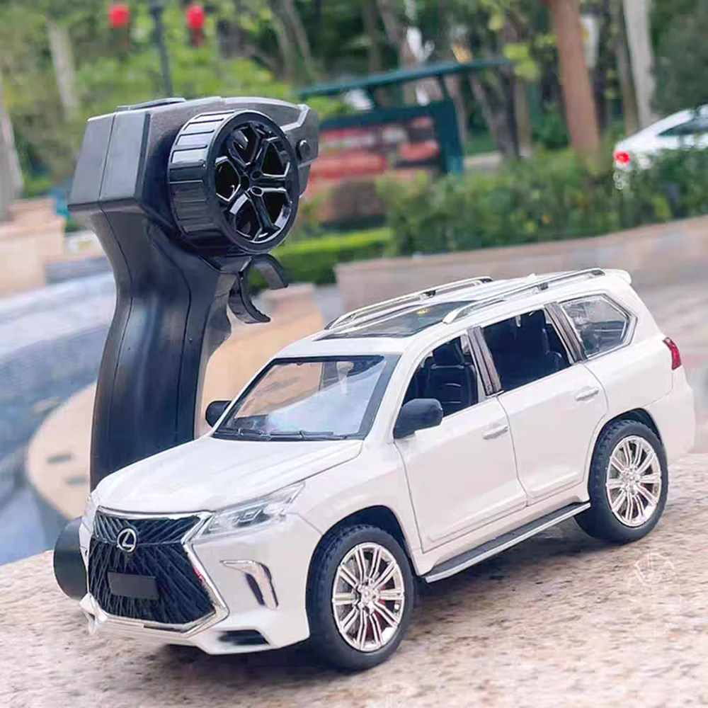 

1:24 Scale Lexus LX570 Toys Models Cars Alloy Diecast Remote Control Vehicles 6 Doors Opened Miniature Car for Child Adult Gifts