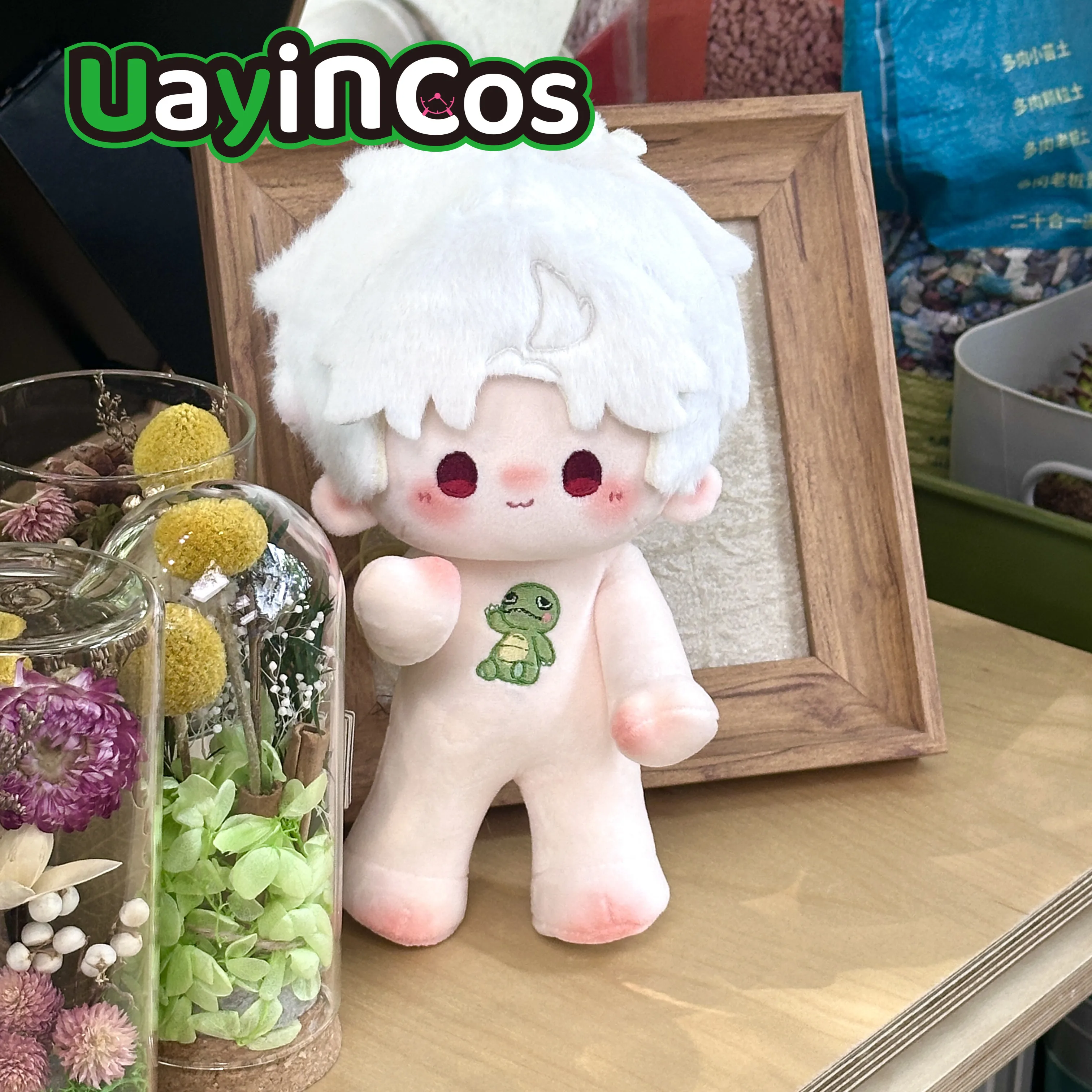 

20cm Love and Deepspace Rafayel Sylus Caleb Stuffed Plushie Doll With Skeleton Clothes Pillow Ornament Anime Game Toy Kids Gi