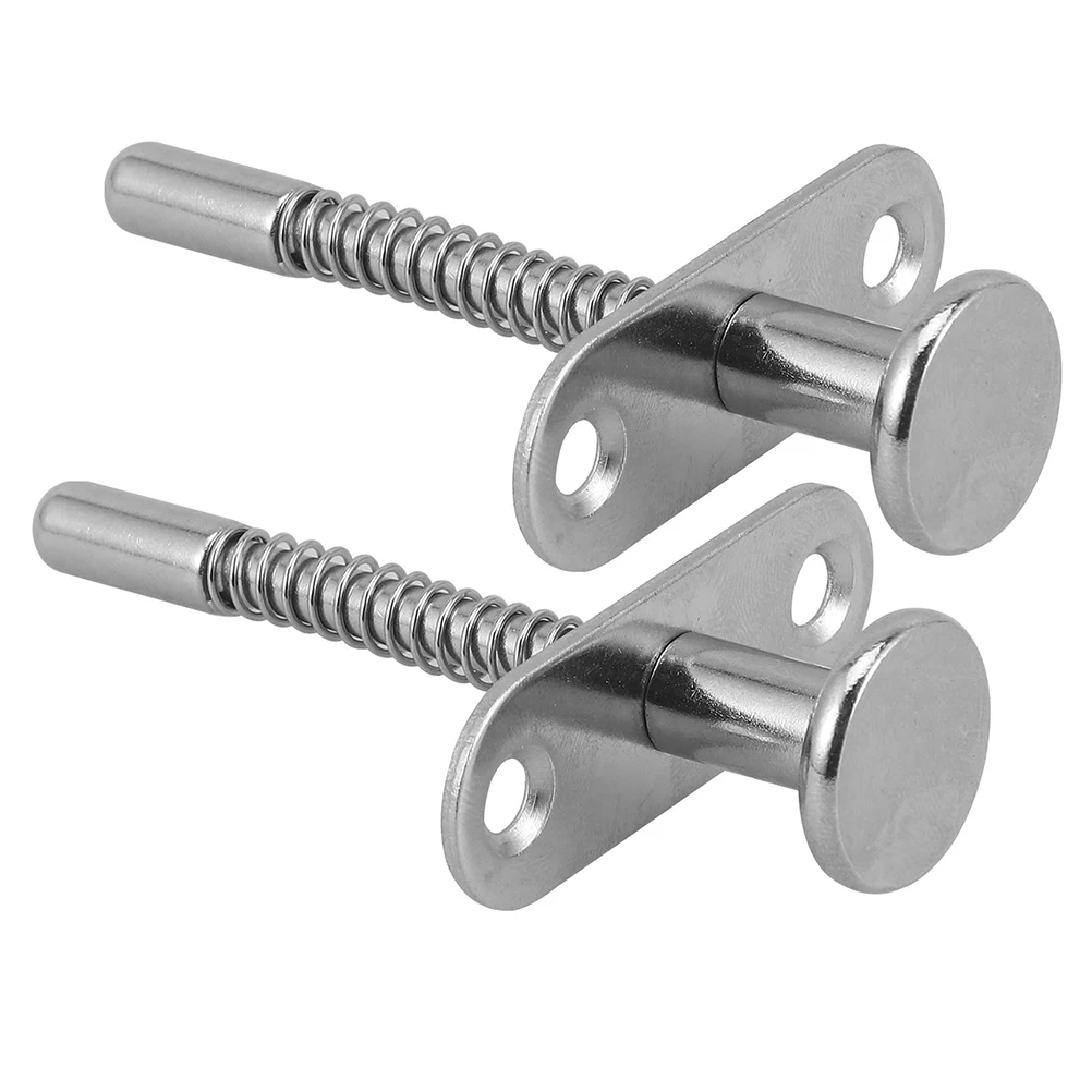 

2 Pcs Spring Loaded Plunger Latch Heavy Duty Crib Bed Fastening Fitting Baby Cot Industrial Bolts Replacement Parts