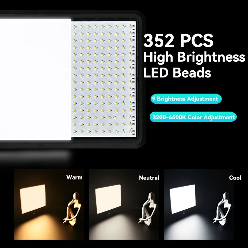 LED Studio Streaming Lichter tragbare Video beleuchtung Fotostudio Kits für Videokamera Fotografie Spiel Youtube Tiktok Shooting