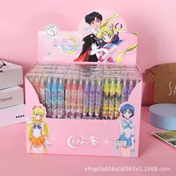 Stylo gel Sailor Moon Signature pour enfants, fournitures scolaires, papeterie, dessin animé, créatif, mignon, étudiant, cadeaux