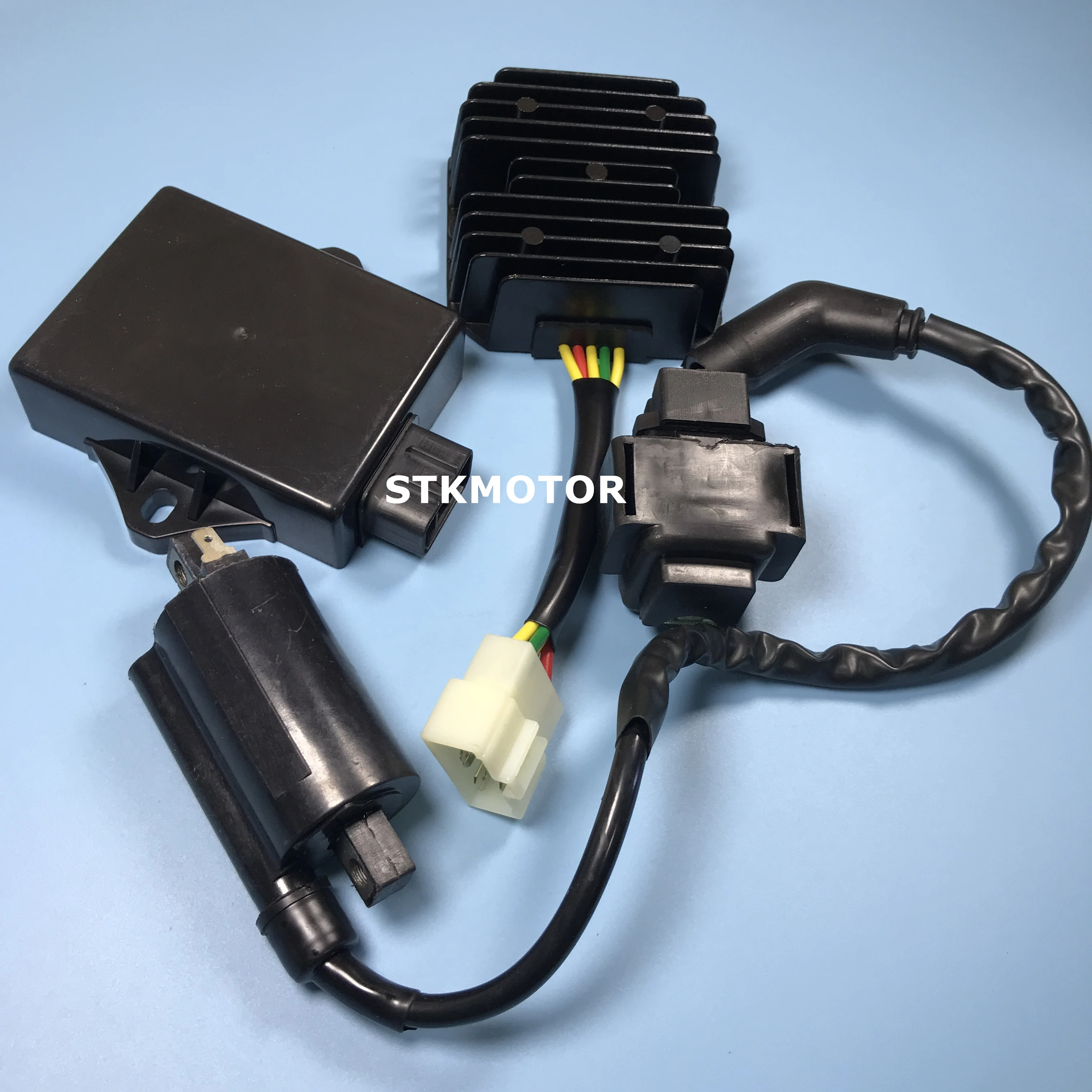 Replace Linhai 400CC Digital Ignition CDI Box Ignitor Ignition Coil Regulator Rectifier and Relay For Linhai LH400 ATV CUV Parts