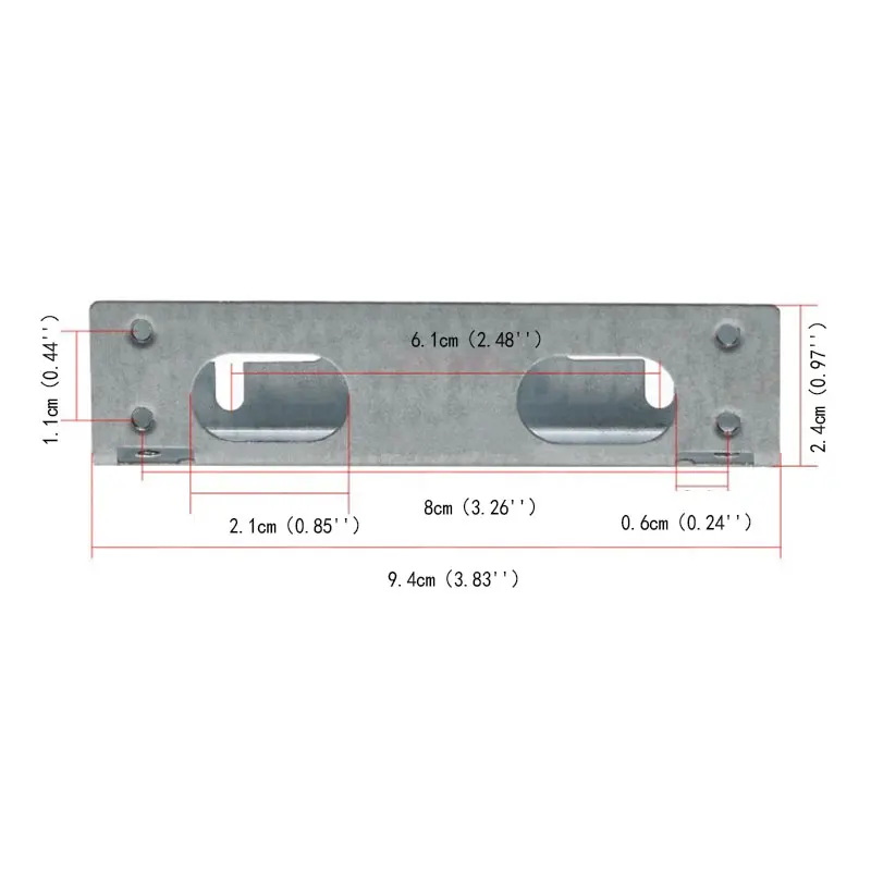 2PCS Desktop Hard Drive Bracket 3.5 To 5.25 Optical Drive Expansion Holder Hard Drive Rack Bracket Caddy Bay for SSD M.2 HDD