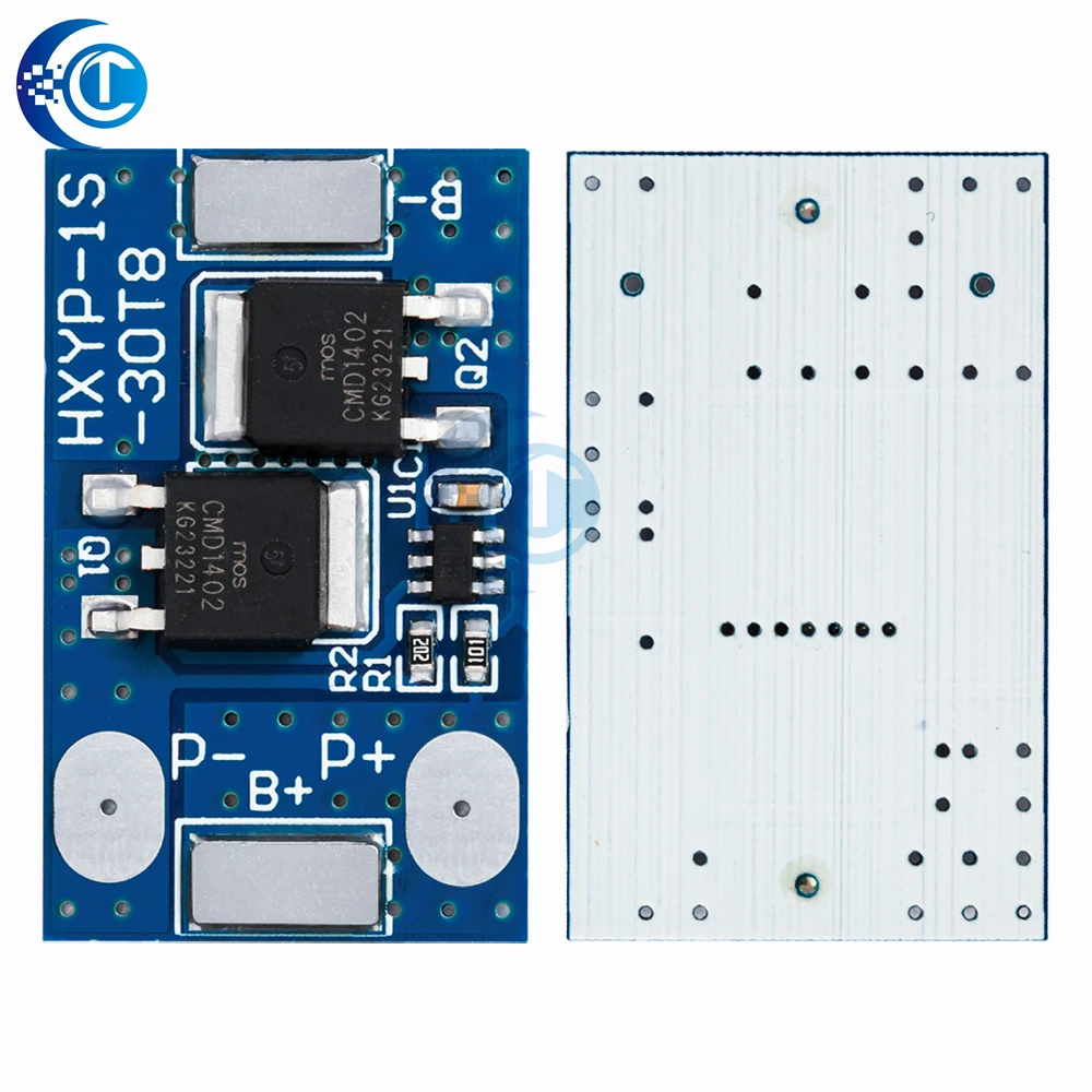 Lifepo4 Battery BMS 1S 3.2V 7A Charging Board Short Circuit Protection PCM Self Recovery With Temperature Protection