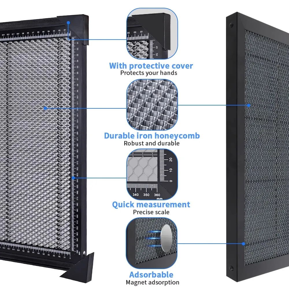 400x400mm 500x500mm Laser Engraver Honeycomb Working Table Clean Cutting Table-protecting Steel Panel Board Platform
