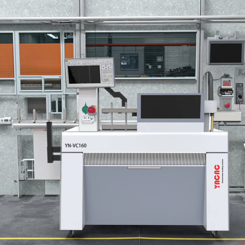 Automatic CNC Machine 3D Aluminium Coil Sheet Channel Letter Bending V Notch LED Channel Sign Making Stainless Steel Aluminum