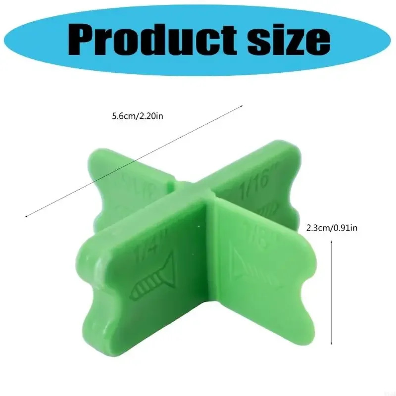 4pcs Spessore distanziatori del ponte in plastica 4thichnesses Scapacer della scheda per pavimentazione Strumento della