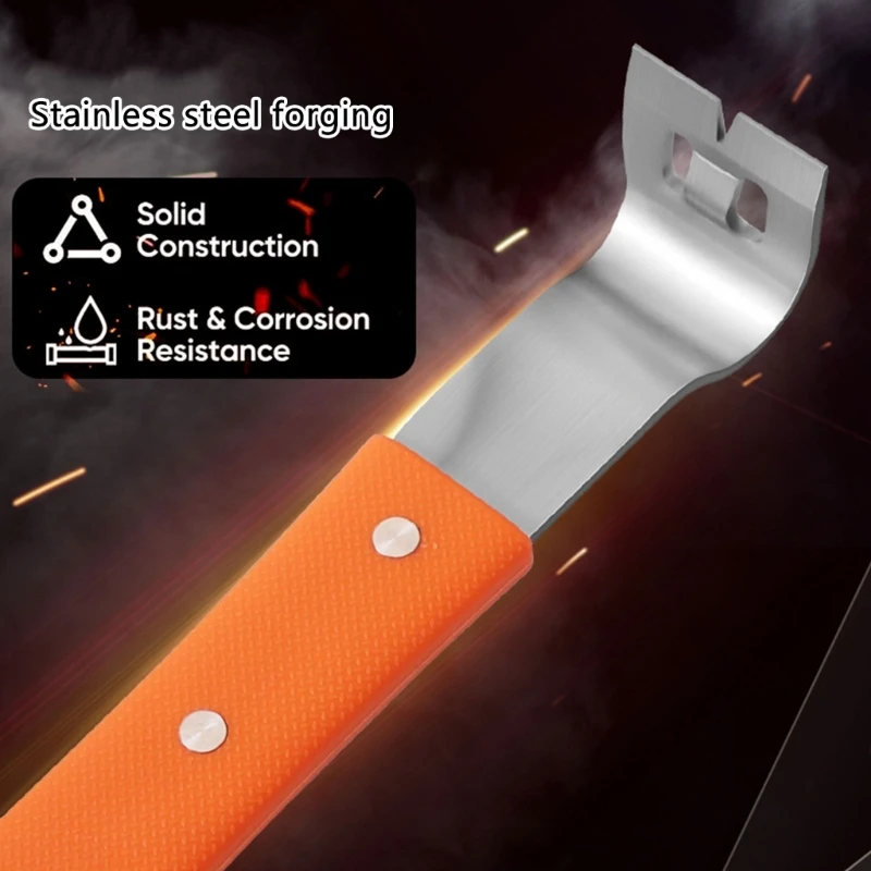 สแตนเลส Pry Bars StapleRemovers เครื่องขูดรถยนต์ Disassembly Crowbars Drop Shipping