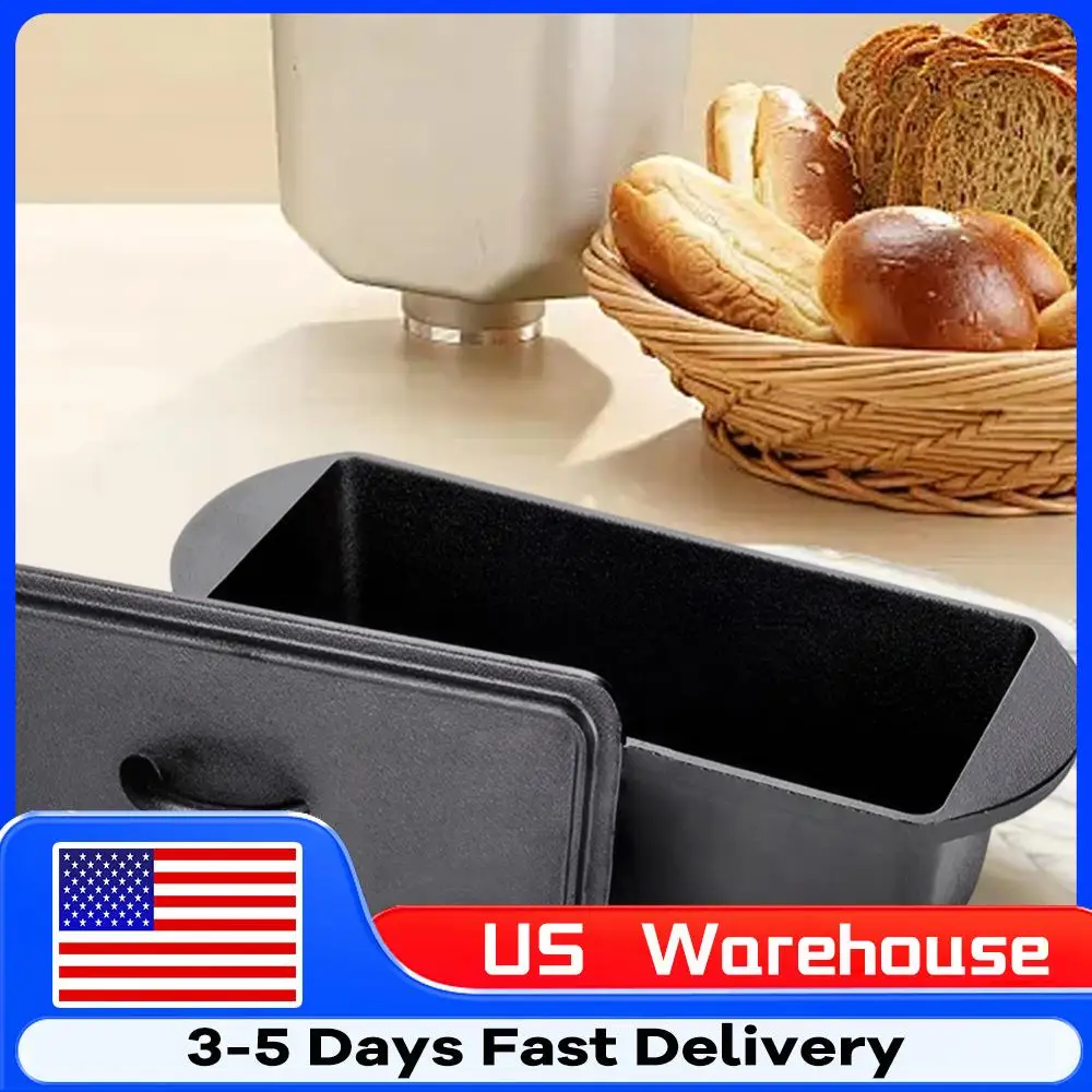 

Олово для буханки без покрытия, квадратная форма для тостов, квадратная прямоугольная форма для буханки для выпечки торта, сэндвича