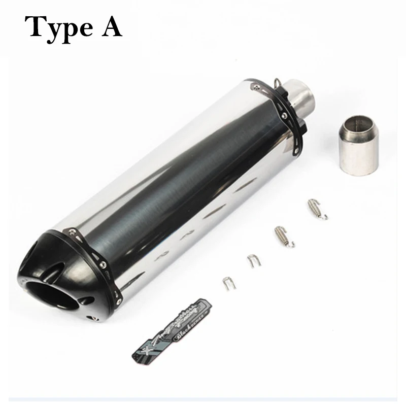 Universal 51mm Motorcycle Exhaust Pipe Aluminium Alloy USA Two Brothers Escape Muffler For CBR600RR R6 Z1000SX R1 GSR750 MT09