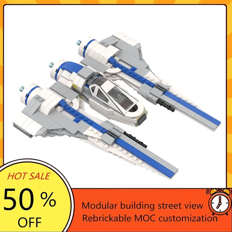 

Набор для сборки космического корабля из 361 детали: популярная модель по мотивам фильма «Звездные войны», модульный конструктор, технологичный подарок, праздничный набор для детей