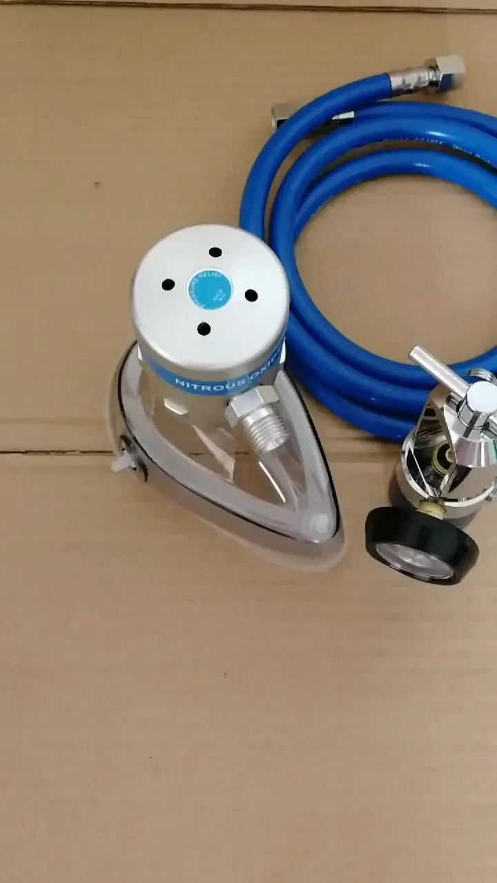 Imagem -02 - Entonox Canal Válvula com Mini Latão Clique tipo Regulador 1.5m Mangueira Tubo Conector