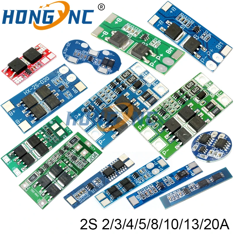 2S 2A 3A 4A 5A 8A 10A 13A 20A 7.4V 8.4V LiFePO4/i-ion 18650 płyta zabezpieczająca baterię litową/BMS płyta standardowa/balans