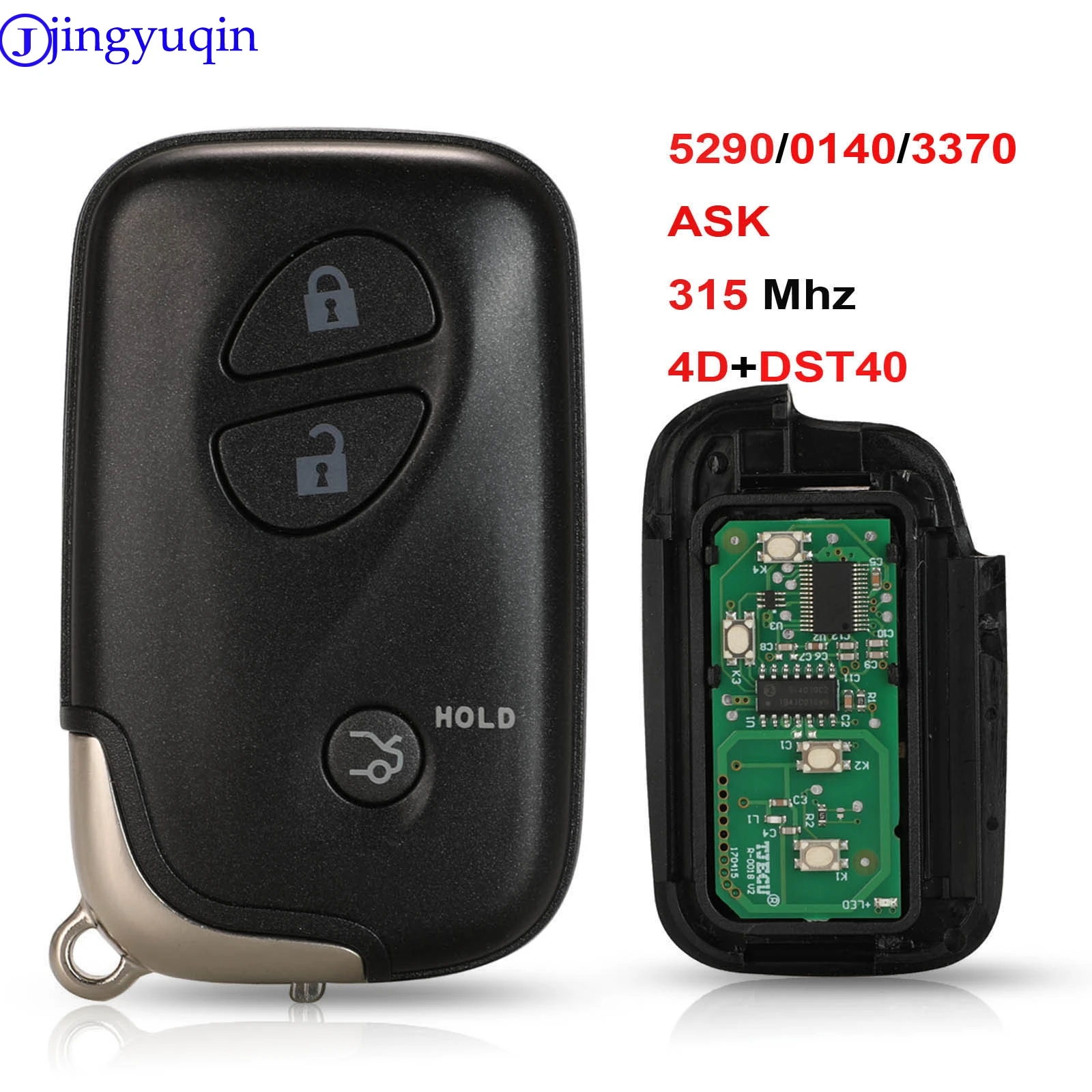 

jingyuqin 5290/0140/3370 ask 315Mhz Remote Control Car Smart Key For Lexus GS430 ES350 GS350 GS350 LX570 IS350 RX350 IS250