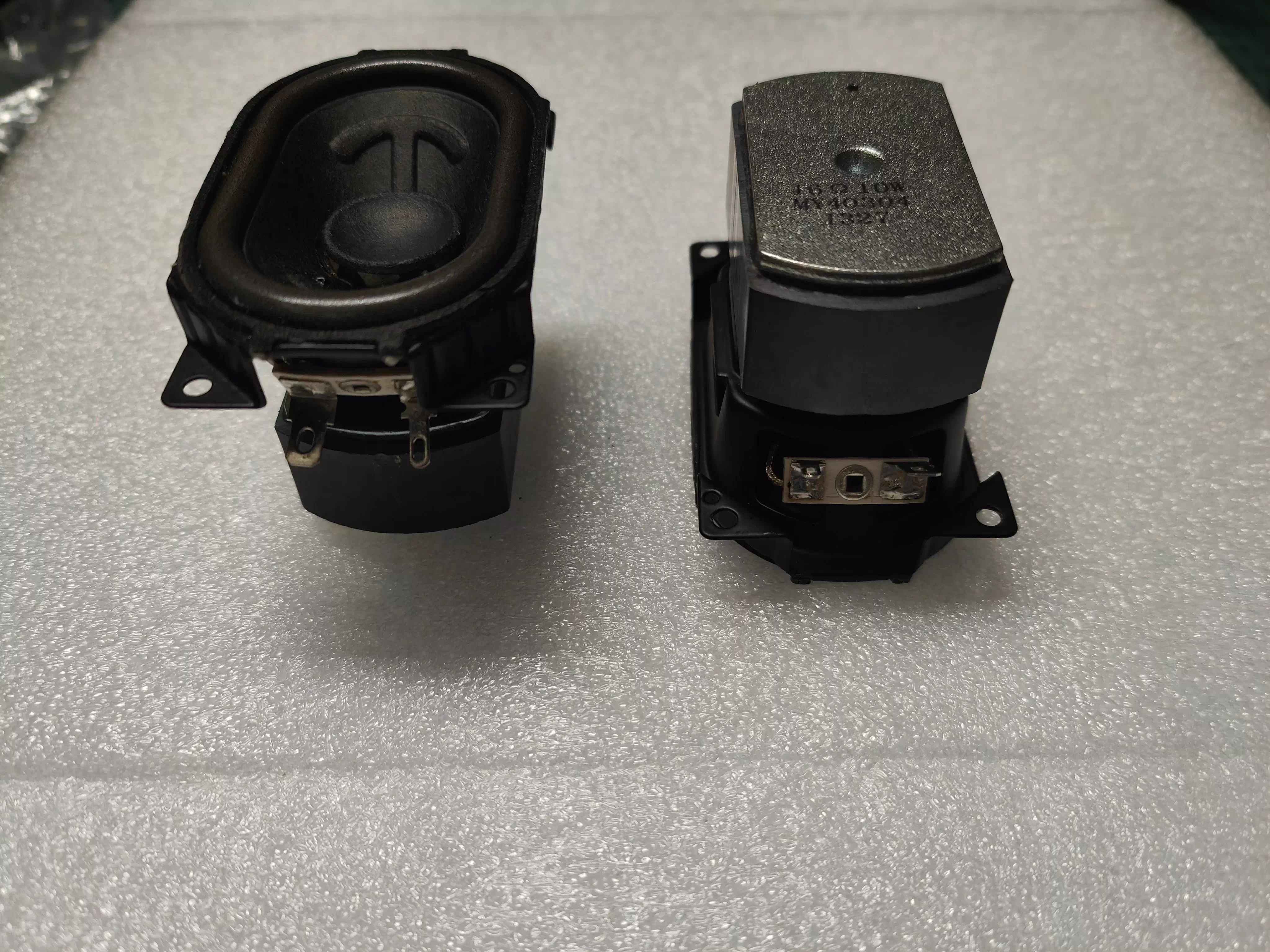 GHXAMP 프리미엄 48x78mm 직사각형 전대역 스피커 - 16옴, 10W, 대형 자석, 접이식 프레임 2개