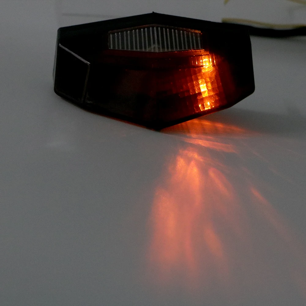 Stop Brake Lights Turn Signals Motorbike Blinker 11 LED Tail Light Motorcycle Signal Indicator