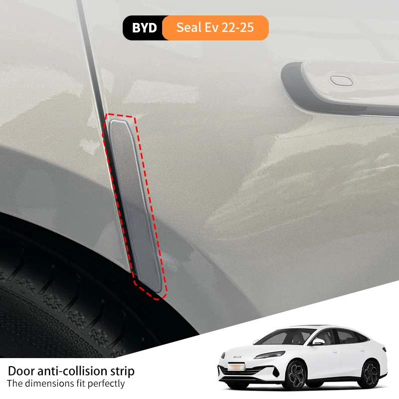 

4Pcs For Byd Seal Ev 2022-2025 Car Door Anti-collision Strip ABS Scratch Wear Resistant Protective Accessories Sticker