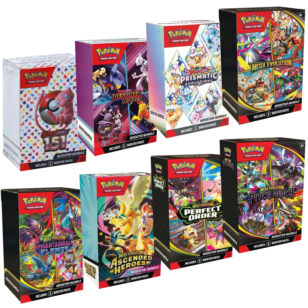 8styles Anime Game English Language Cards Adolescent Hobby Adventure IP Trendy Peripheral Trading Cards Booster Box Collect Gift