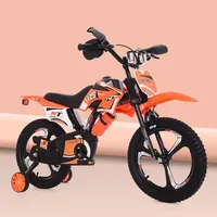 Children's Comfortable & Safe Walker Bicycle - 12/14/16 Inch Simulation Motorcycle Bicycle for Kids' Early Riding Training