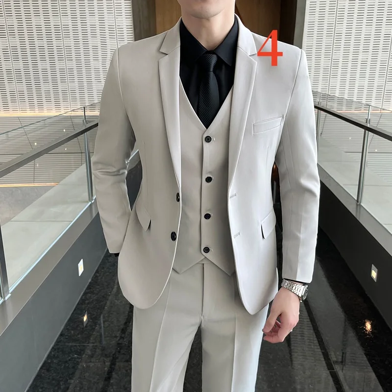 

M11222 Casual suit men's Korean style groomsmen's dress groom's host suit jacket