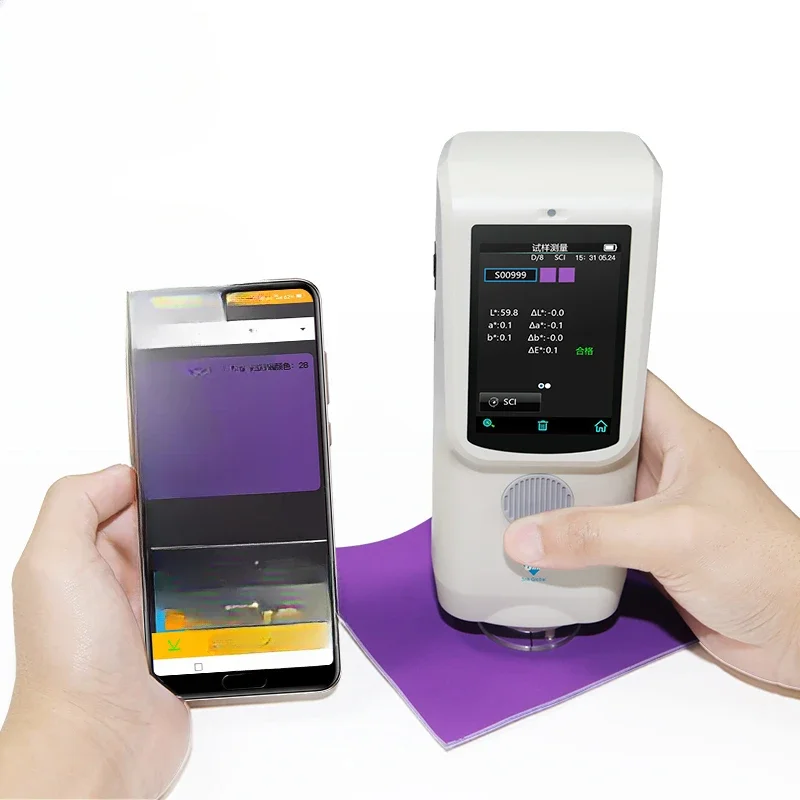 

New Portable Spectrophotometer CR7/8/9 Paint Plastic Paint Color Difference Meter High Precision