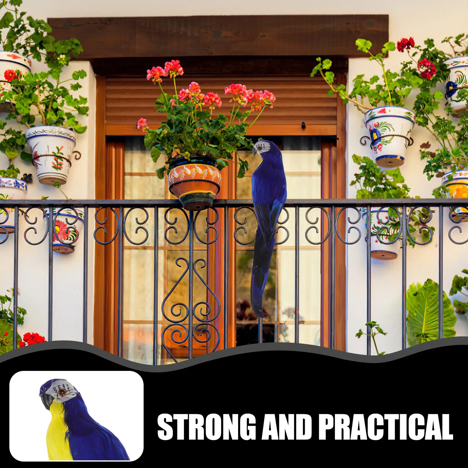 

Реалистичная декоративная статуэтка попугая из пенопласта для оформления сада, вечеринок, декораций в стиле джунглей