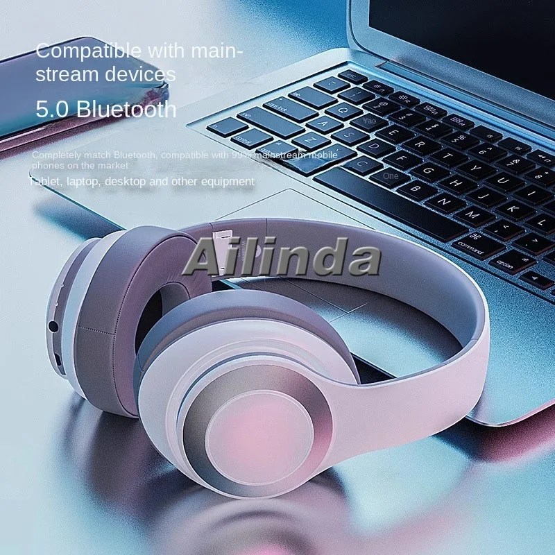 Voice of Berlin Bluetooth Headset Wireless Luminous Noise Cancellation Mobile Phone Gaming Headset Student Computer Wired