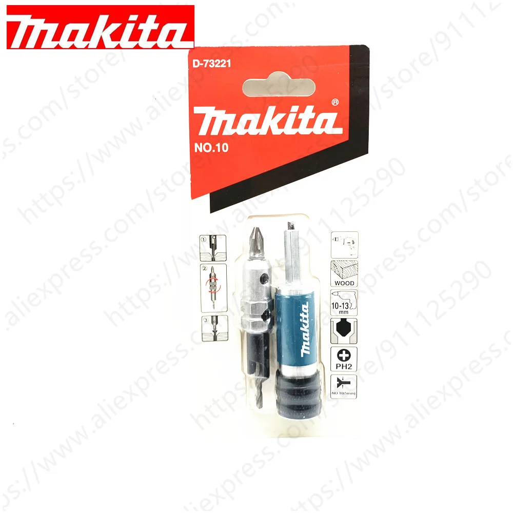 Makita #6 #8 #10 Gauge เจาะ Countersink ไดรฟ์ Multifunctional ไม้ชุดเจาะชุด D-73209 D-73215 D-73221