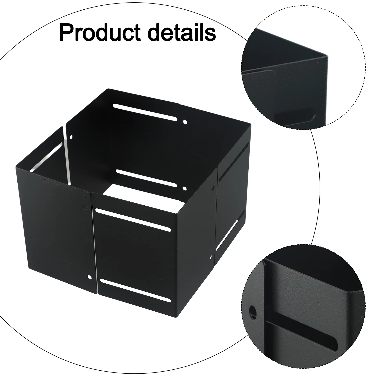 

2pc Column Protect Cover Adjustable Stainless Steel Post Protector Cover Waterproof Rust-Proof For Mailboxes Fences Fits 3.5"-5"