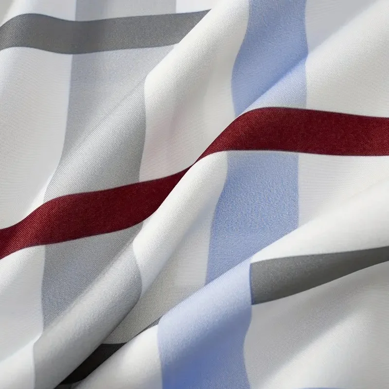 Novo verão senhoras elegante vestido temperamento azul e branco porcelana impressão camisa casual saia manga curta na altura do joelho vestido