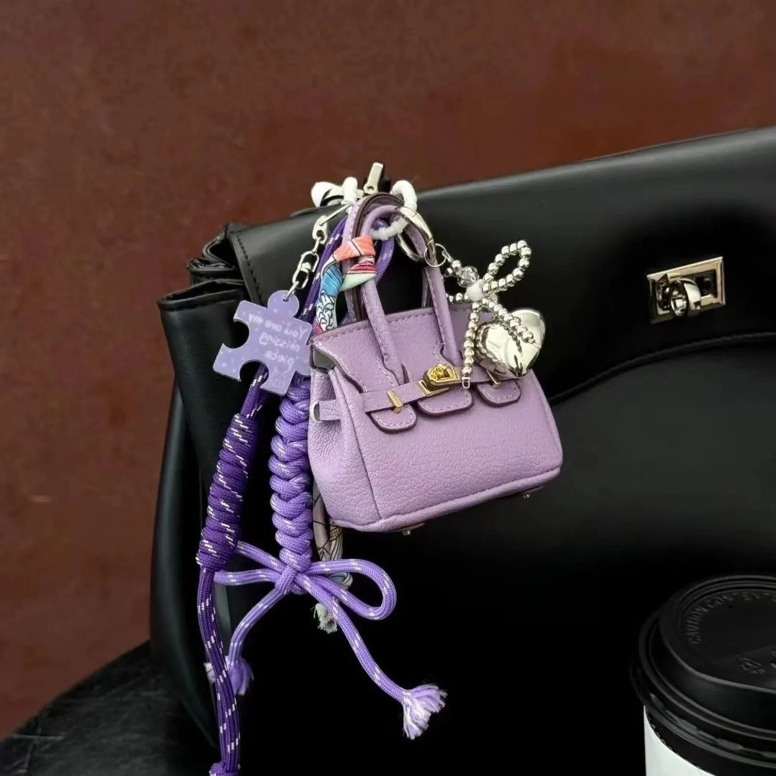 Bag Charms Braid Rope Pendant Versatile Complicated Bag Pendants Hanging Rope for Bag Key Handbag Charms Accessories ﻿Decoration