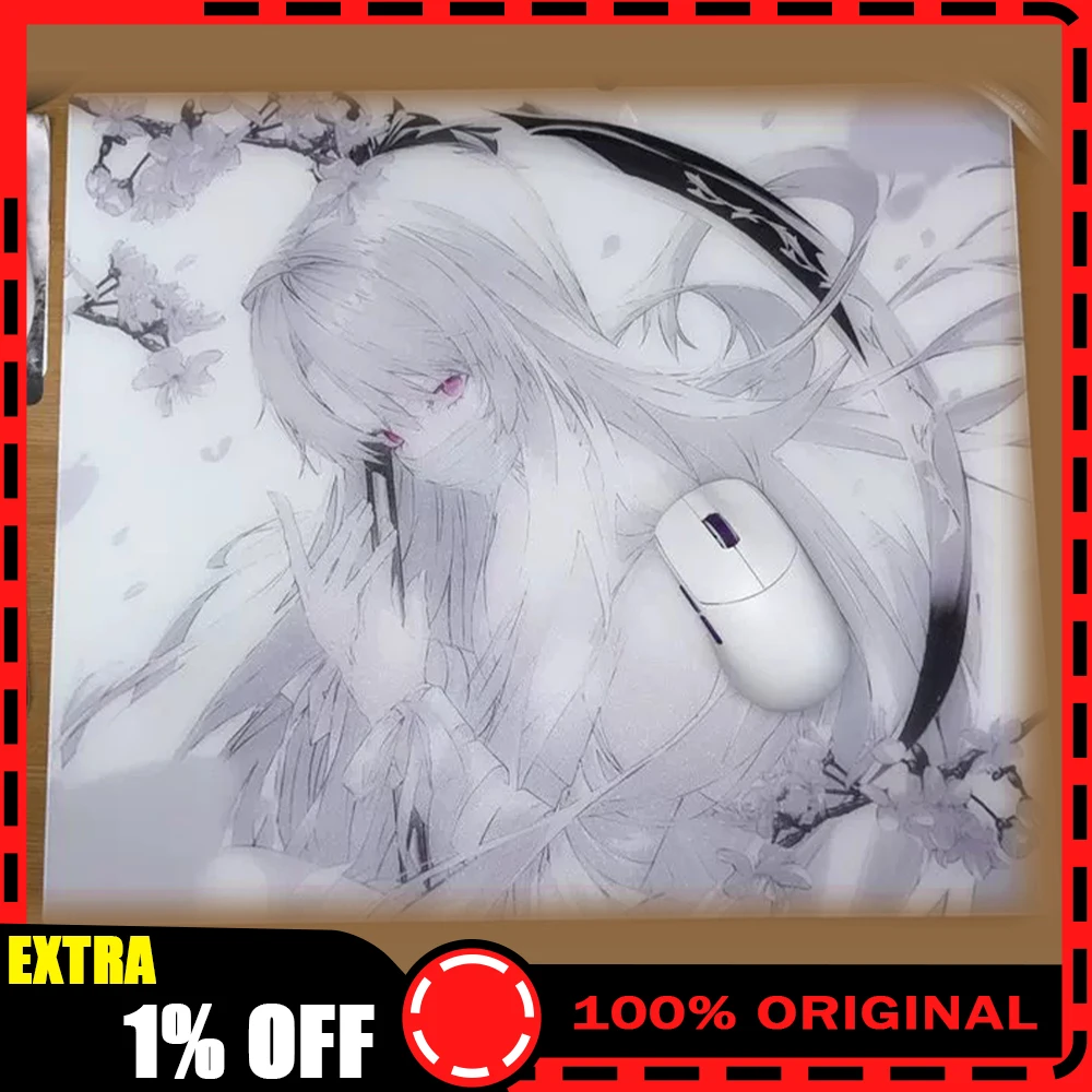 PAN Esports Kyomi Yuyo Glass Gaming Mousepad FPS Both Control And Smooth Mouse Pad For VALORANT TTK CSGO PC Accessories Gifts