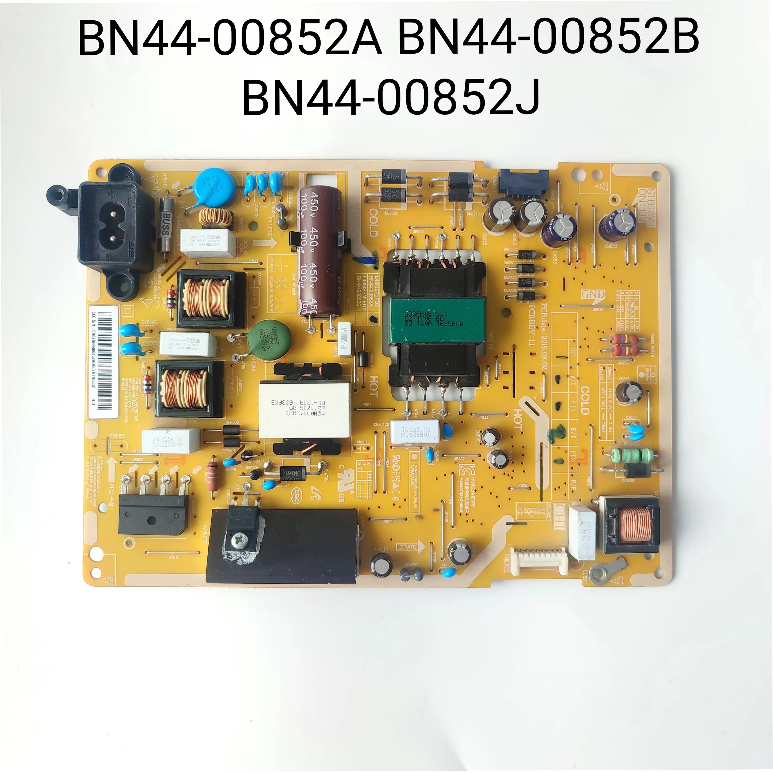 Baru BN44-00852B BN44-00852J Supply catu daya papan untuk HG40EE47 Board UA48K5000 unun43j5000