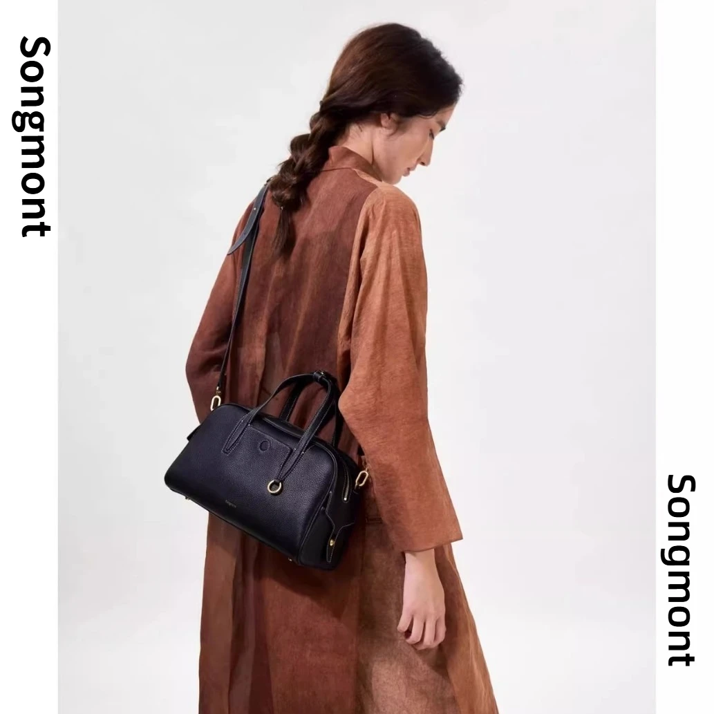 

Songmont Bowling Bag - Tracing Series Crossbody Purse for Women, Work to Weekend Retro Style Shoulder Bag