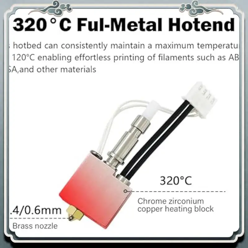 

Комплект Hot End для 3D-принтера премиум-класса Kobra S1, экструдер Hotend для Anycubic, аксессуары для 3D-принтеров