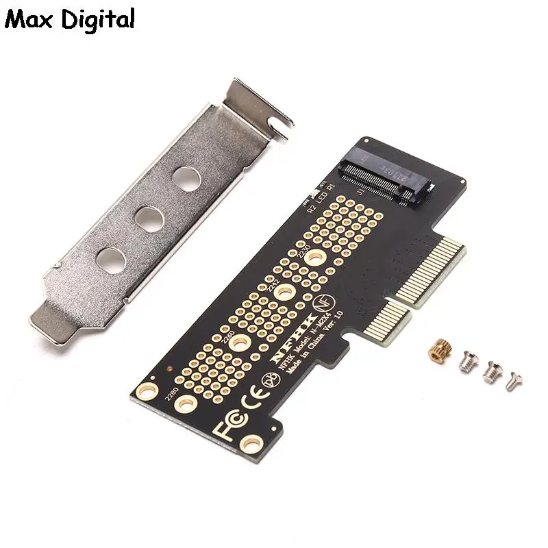

NVMe PCIe M 2 NGFF SSD to adapter card PCI express x 4 to M.2 card with bracket