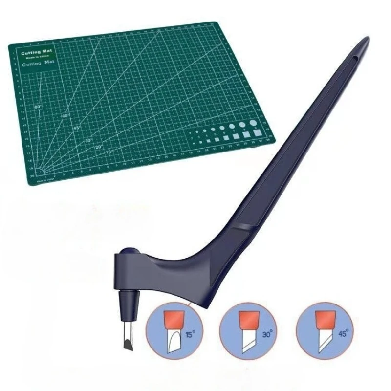 1pc Craft Cutting Tools Paper cutter, cutting tool, hand-held carving knife, 360-degree rotating utility knife