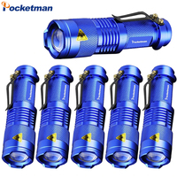 Mini Flashlights Super Bright Upgrade-LED Flashlight Waterproof Torch Zoomable Torch Tactical Flashlight Pocket Emergency Light