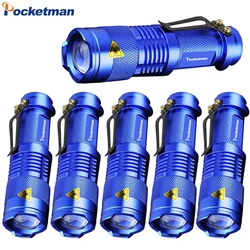 Mini-Taschenlampen super helle Upgrade-LED-Taschenlampe wasserdichte Taschenlampe zoombare Taschenlampe taktische Taschenlampe Tasche Not licht