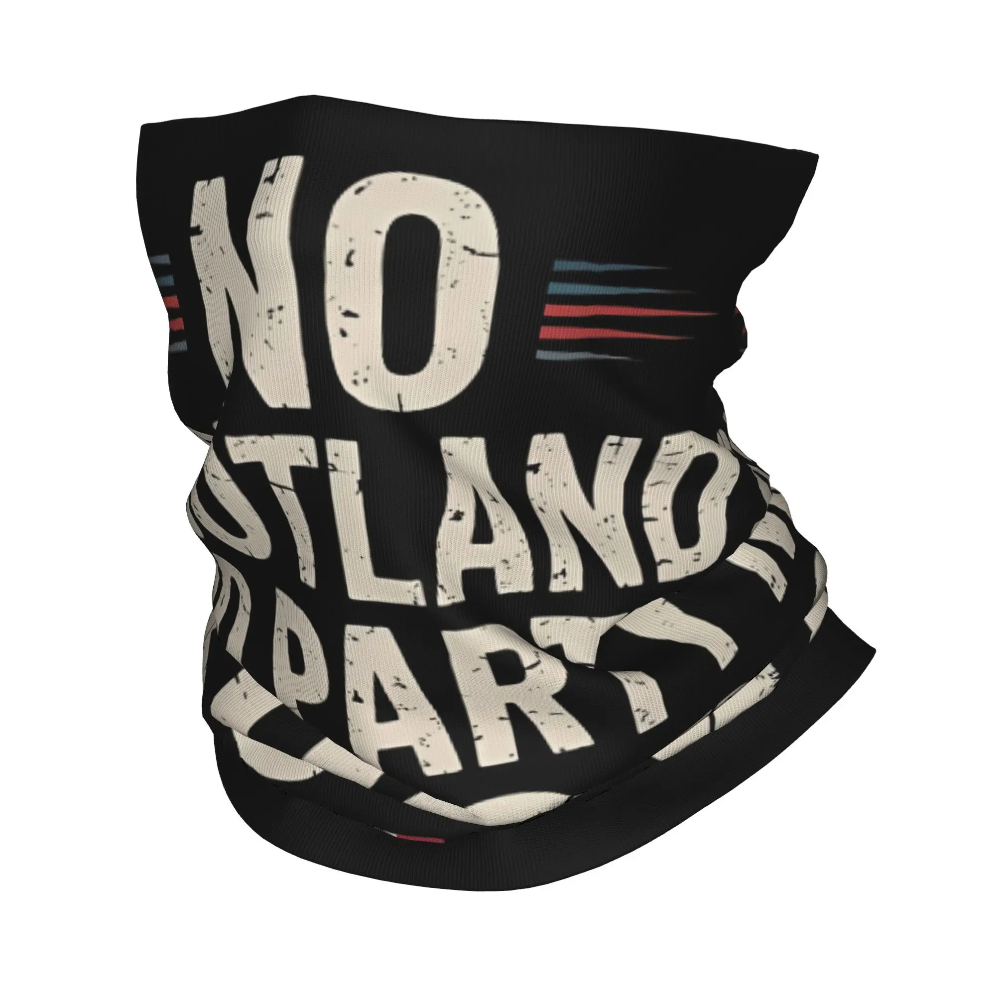 No Scotland No Party Funny Bandana Neck Gaiter Printed Football Slogan Balaclavas Magic Scarf Multi-use Headband Outdoor Adult