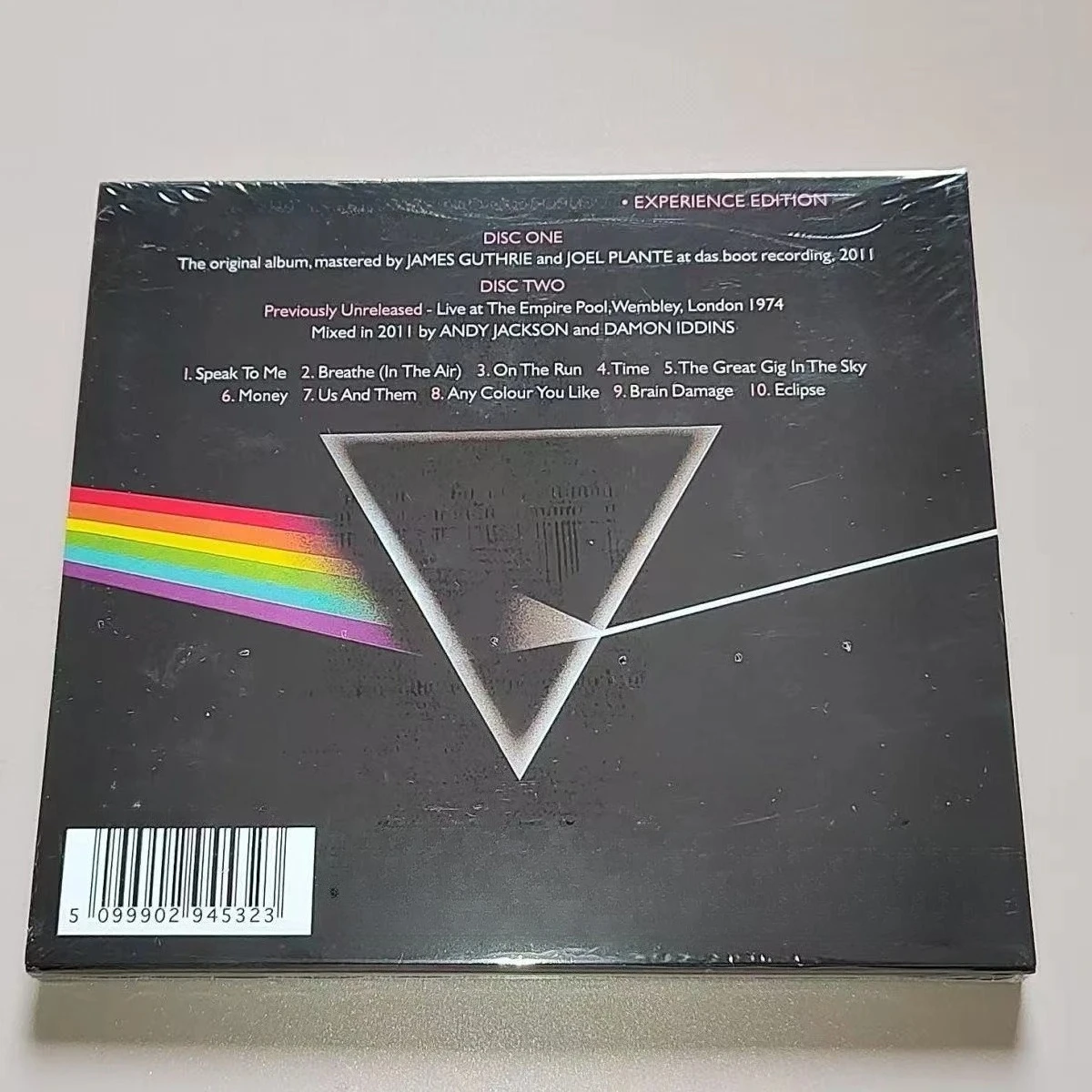 The Dark Side of The Moon Live At Wembley 1974 Album, Iconic Progressive & Psychedelic Rock Live Recordings CD